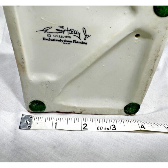 VINTAGE Emmett Kelly Jr Collection - Flambro Sitting Clown Brick Wall Bookend 7" - Picture 8 of 9